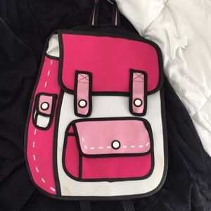 Cartoon pink backpack
